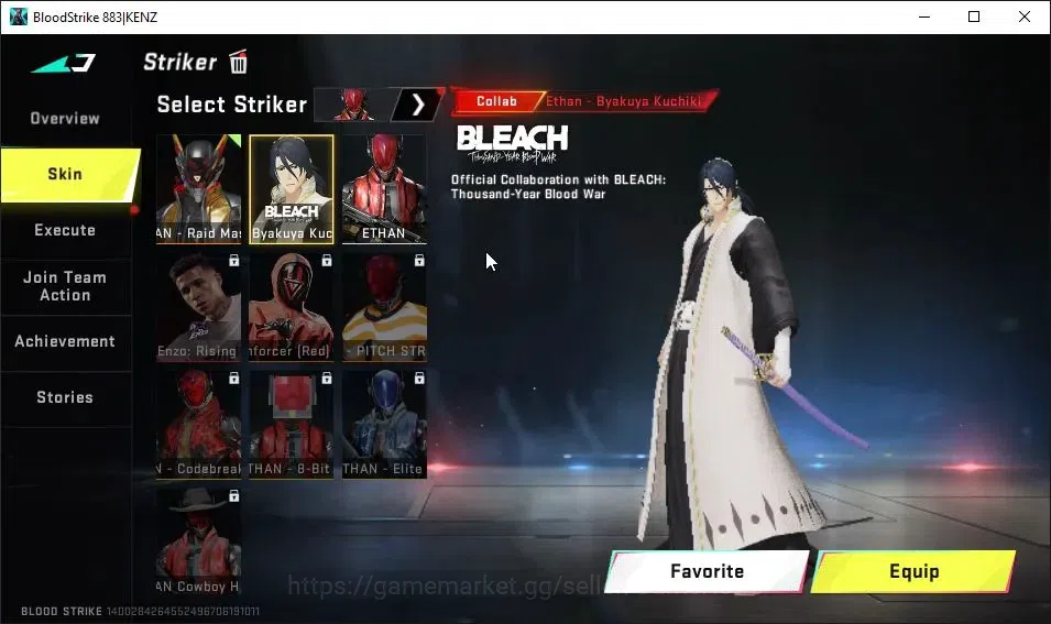 Blood Strike Accounts EU MENA|ETERNAL M4A1-Blight Lv2|Melee ULTRA Butter image 7