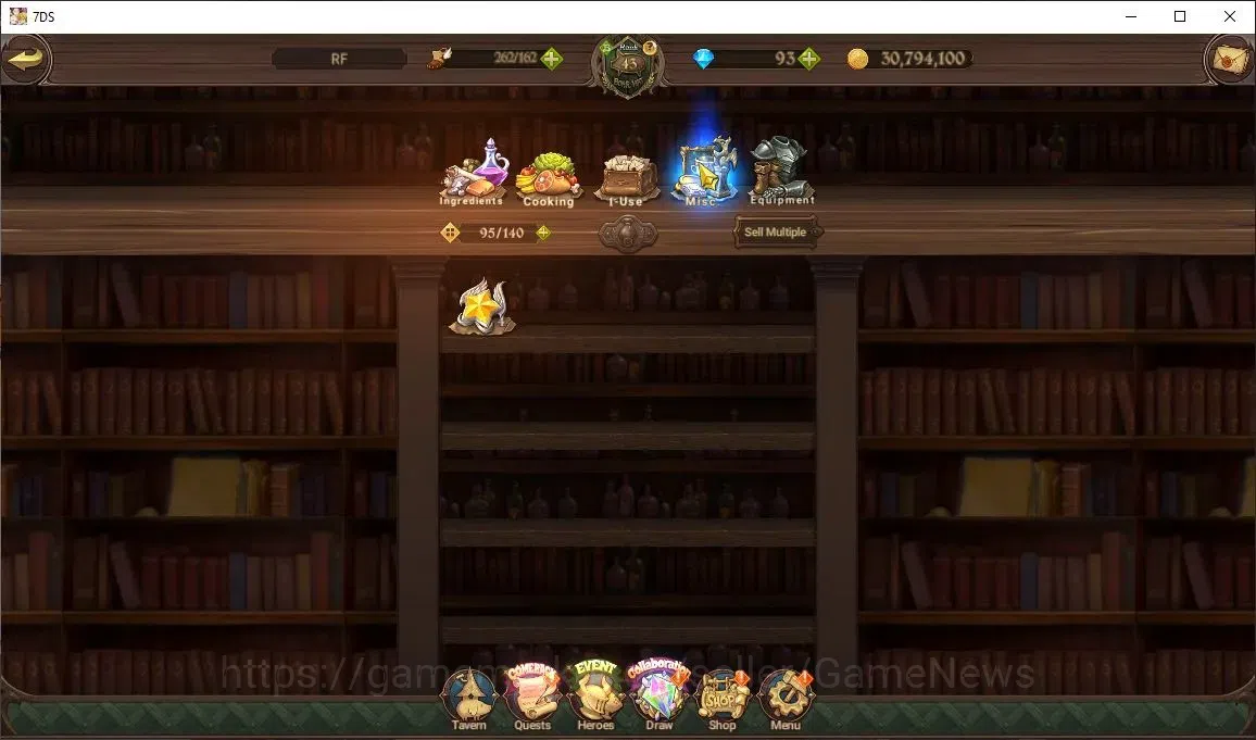 The Seven Deadly Sins: Grand Cross Accounts Global|657K CC|Chapter 4|4 UR+Collab ReZero|Trista image 14
