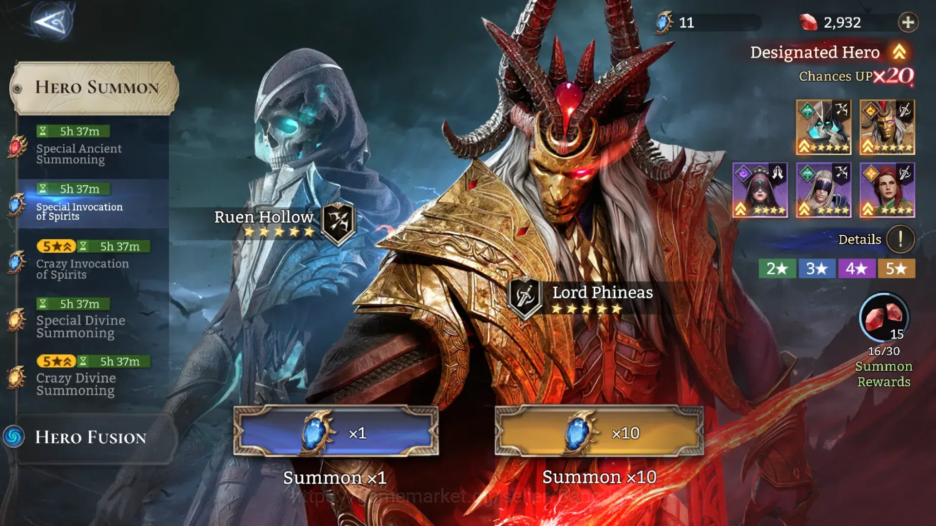 Watcher of Realms Accounts Global 60xx|Power 2,2M|3 Lord Nastya,KingHarz,Toro image 5