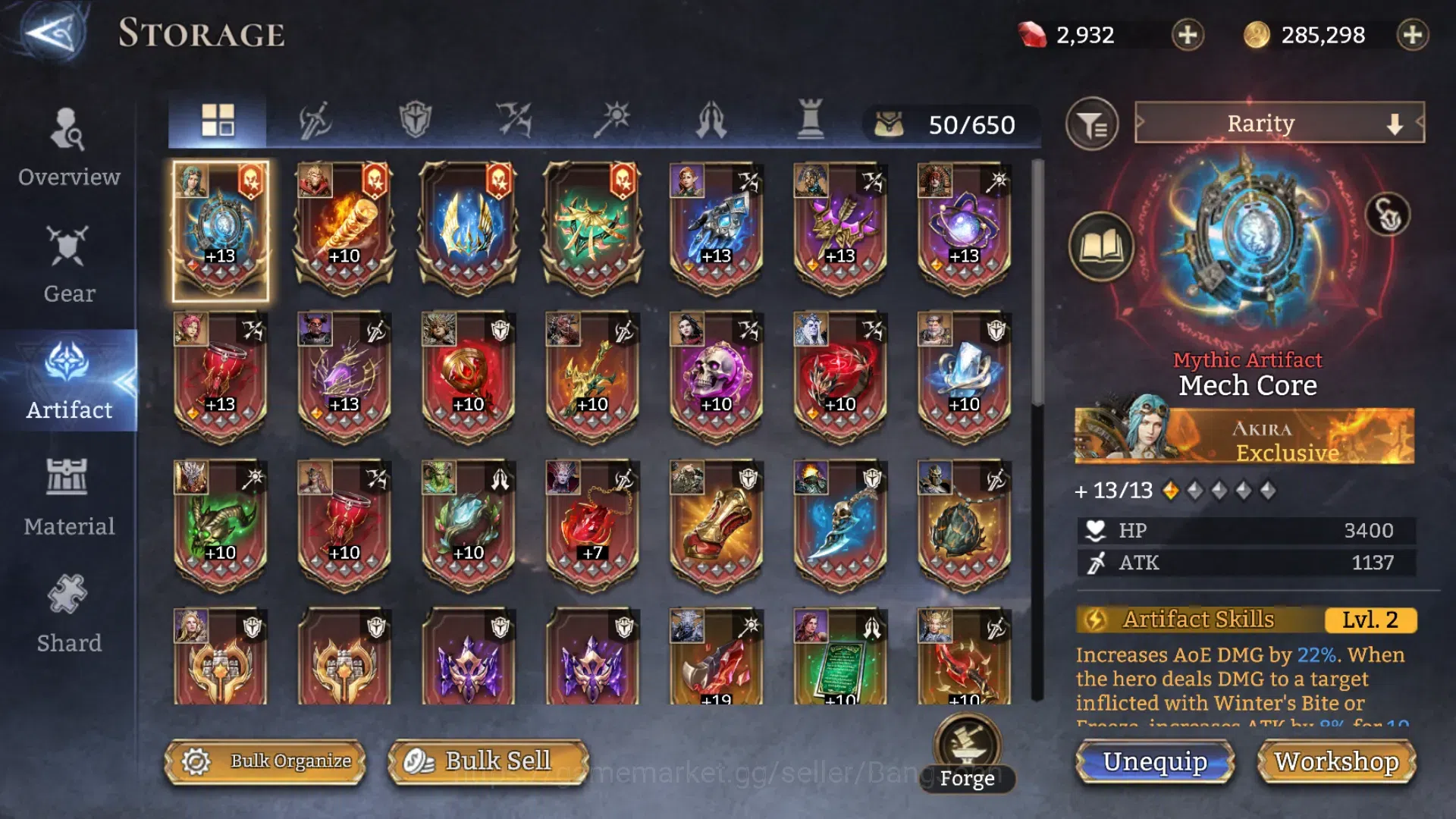 Watcher of Realms Accounts Global 60xx|Power 2,2M|3 Lord Nastya,KingHarz,Toro image 9