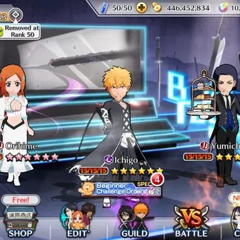 Bleach: Brave Souls Accounts Starter Global | 73K BP+10 Orb | Fresh Story | Ichigo TYBW25 | Yumichika TMV | Orihime TYBW