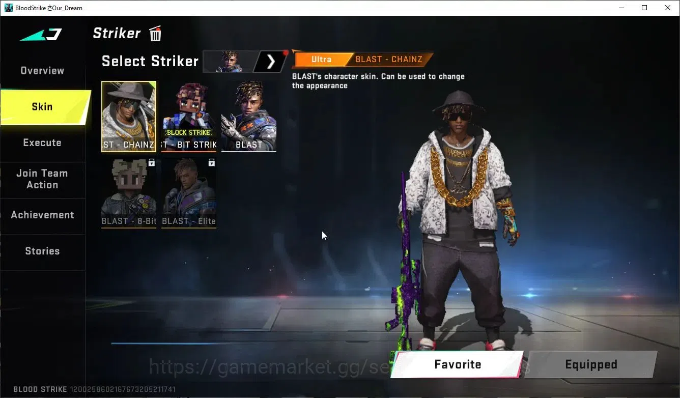 Blood Strike Accounts Asia|ETERNAL Zero,DeAgle+MELEE DualBlades,Collab 7 image 8