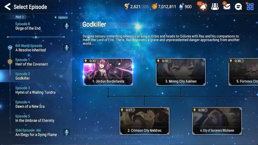 Epic Seven Accounts High-End Asia |8 ML(BArunka,DD Ray,SOT Snow,ALaika,DVildred,Etc.)|PoH+Bless ON|Stigma 93K|Gold 7M|SS 17