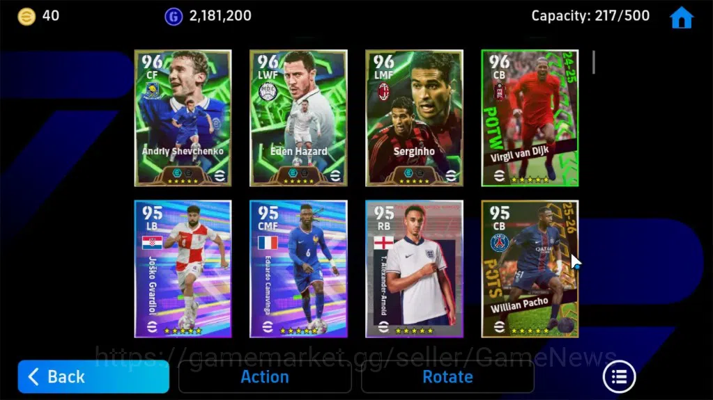 eFootball Accounts Legends & Iconic Players Android|BigTime Scott McTominay,Epic Roberto Baggio,W.Rooney,Andriy 6