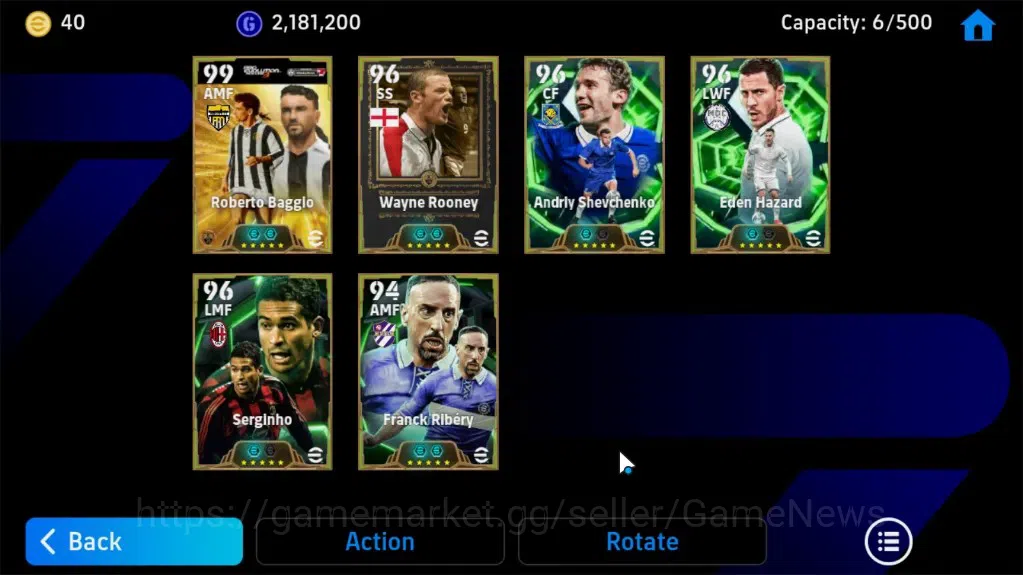 eFootball Accounts Legends & Iconic Players Android|BigTime Scott McTominay,Epic Roberto Baggio,W.Rooney,Andriy 9