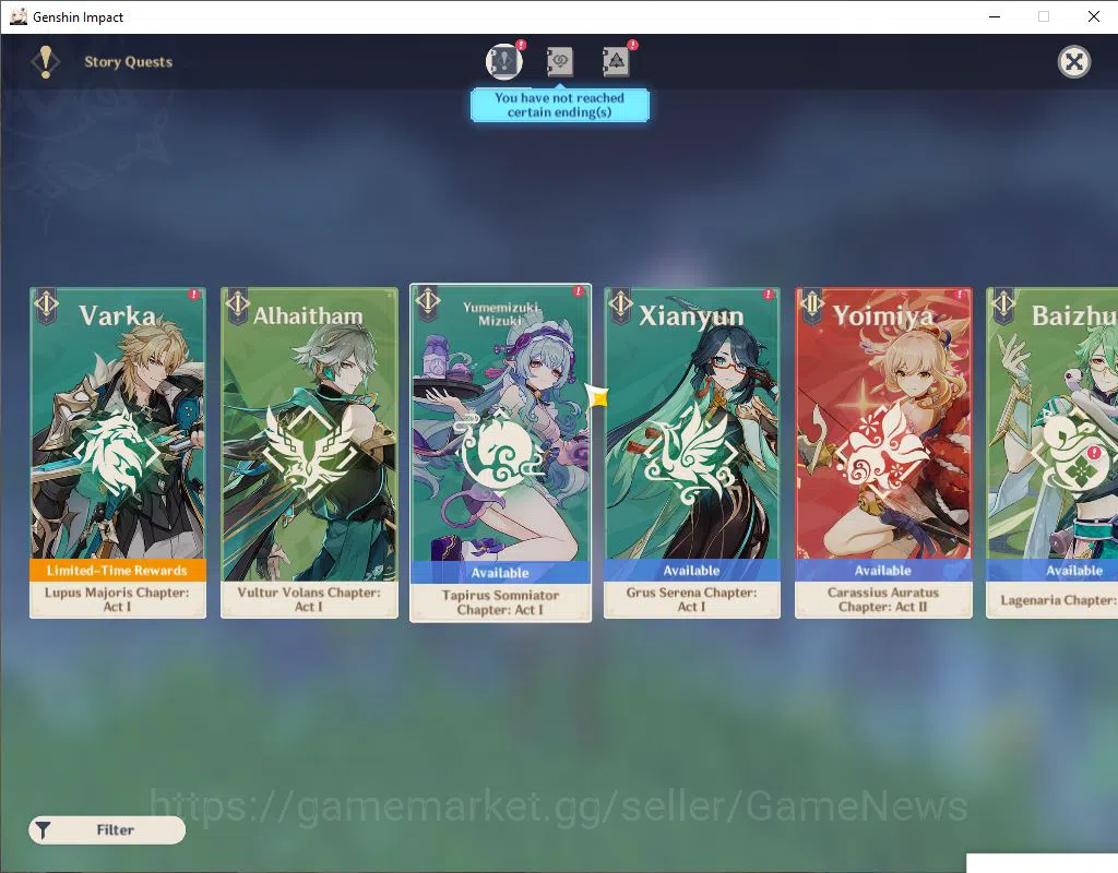 Genshin Impact Accounts Asia|AR 55|7 Limited +5(*5Weapon)|(Raiden,Xiao)+Si image 12