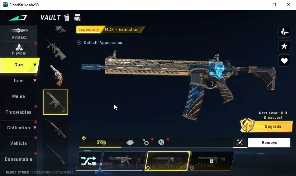 Blood Strike Accounts ASIA|Starter|Melee ULTRA Butterfly Knife-Starfall| image 5