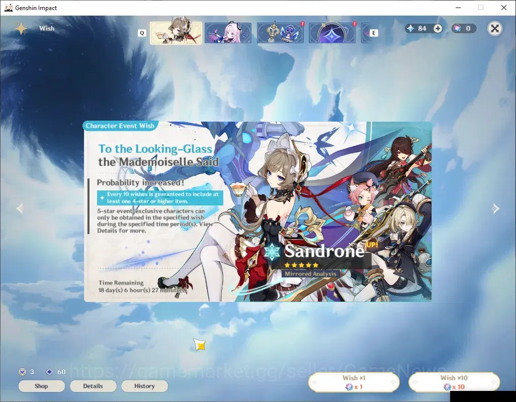 Genshin Impact Accounts Asia|AR 38|1 Limited + 1(*5 Weapon) | Chasca | Sur image 13