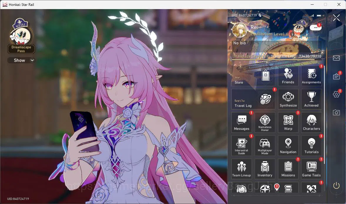 Honkai Star Rail Accounts ASIA|TL 69|11 Limit+4 LCsign|17 warp|Premium Team[ image 1