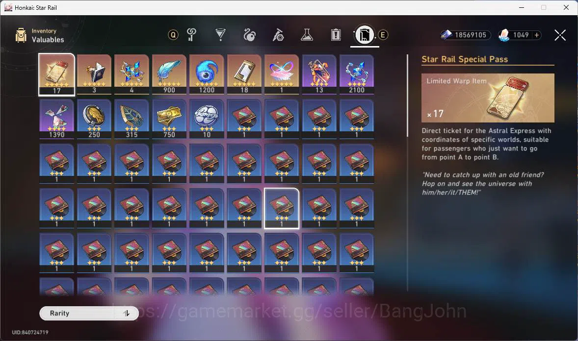 Honkai Star Rail Accounts ASIA|TL 69|11 Limit+4 LCsign|17 warp|Premium Team[ image 15