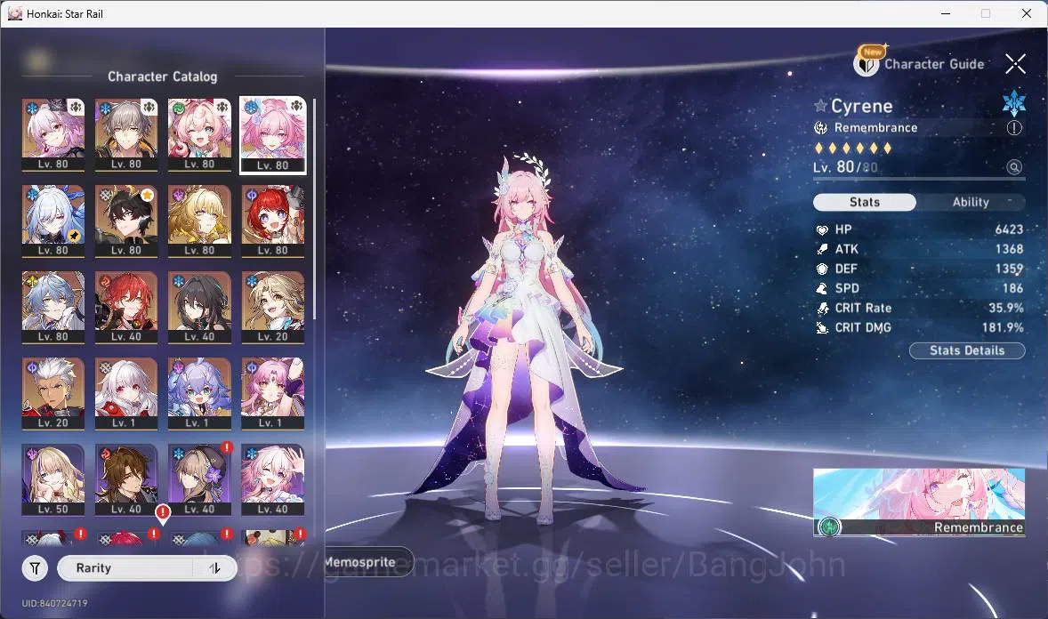 Honkai Star Rail Accounts ASIA|TL 69|11 Limit+4 LCsign|17 warp|Premium Team[ image 4
