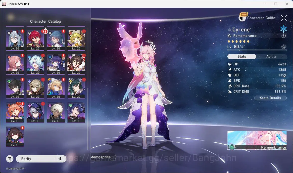 Honkai Star Rail Accounts ASIA|TL 69|11 Limit+4 LCsign|17 warp|Premium Team[ image 5