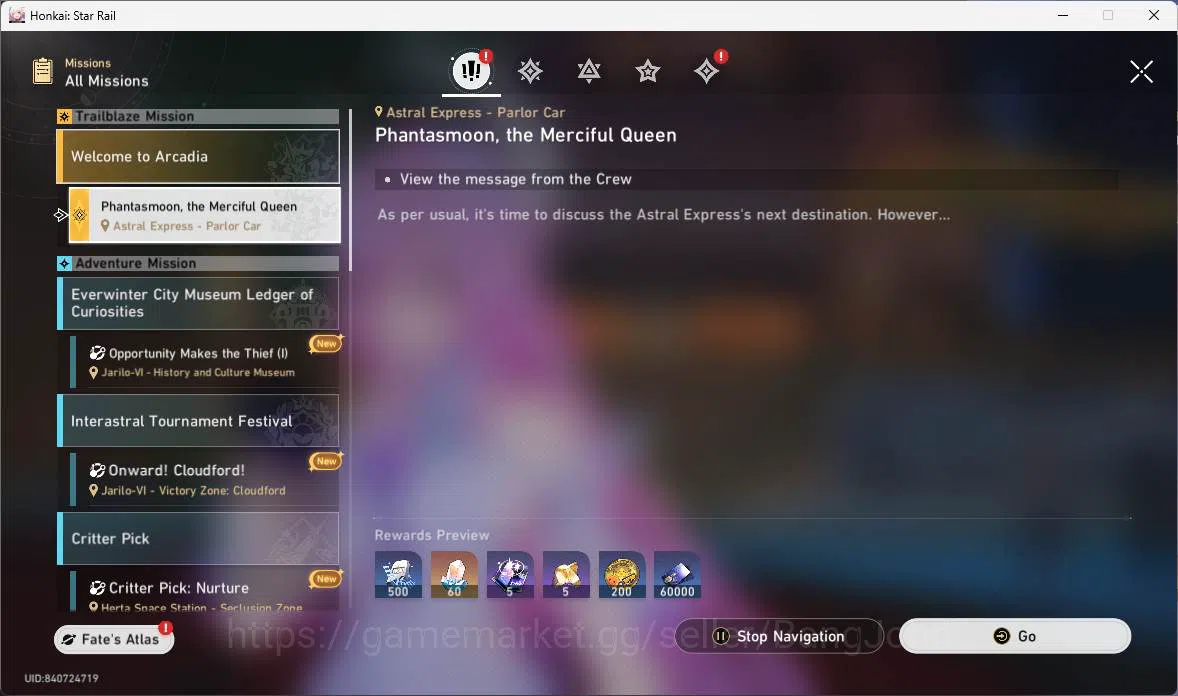 Honkai Star Rail Accounts ASIA|TL 69|11 Limit+4 LCsign|17 warp|Premium Team[ image 7