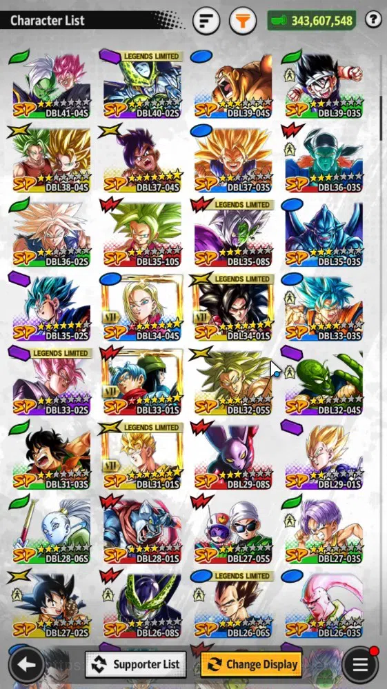 Dragon Ball Legends Accounts 343M TP|LV156|5UL+3LR+15LL|SS2 Gohan(Y),S Gogeta,O image 7