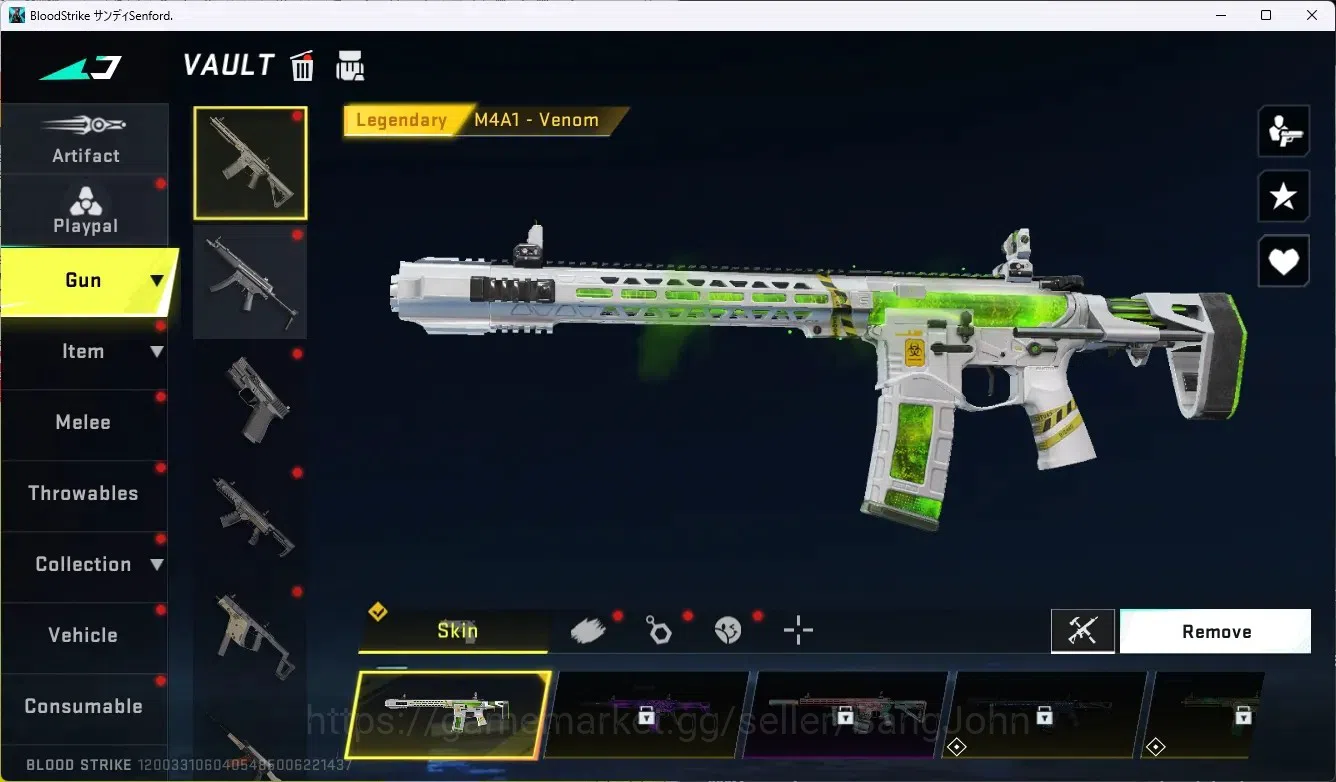 Blood Strike Accounts ASIA |Eternal Desert Eagie-Scorpius|2 Collab Gun [ image 2