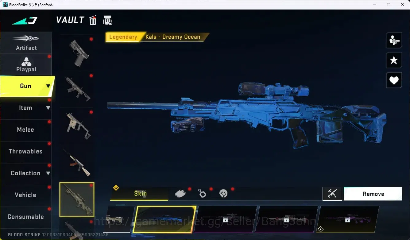 Blood Strike Accounts ASIA |Eternal Desert Eagie-Scorpius|2 Collab Gun [ image 4
