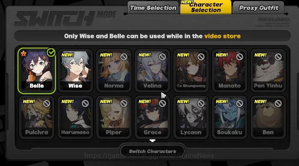 Zenless Zone Zero Accounts Others EU|IK 43|S1 CH5|4 Limited (Norma+Sign,Velina,YeshunGuang,Haru)+2 STD[Lycaon,Grace]|3 S 2