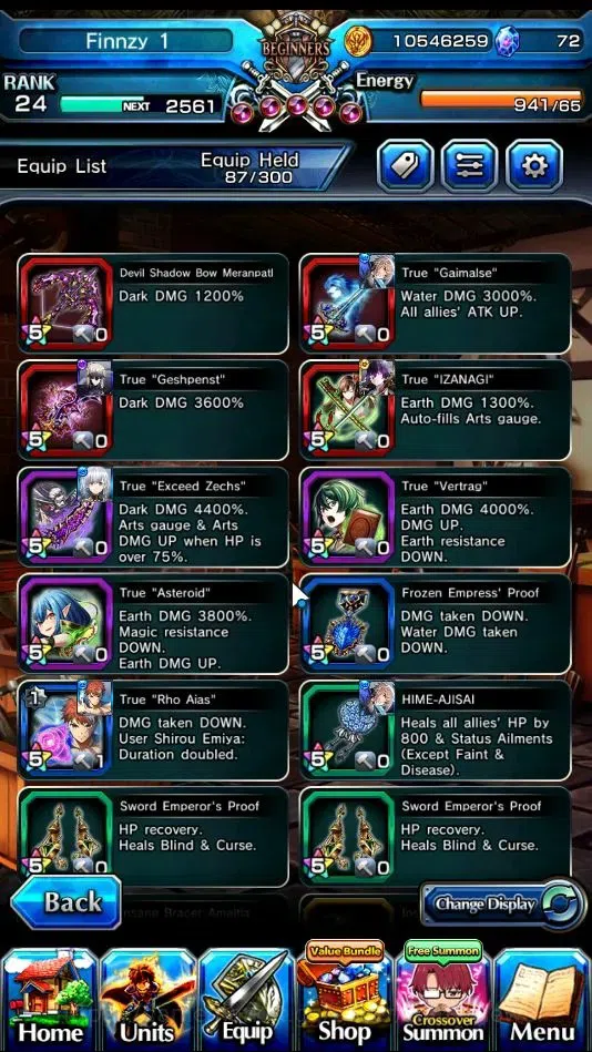 Grand Summoners Accounts Global|Rank 24|7 Ascend|(Shirou Emiya)+TW,Beta,Isl image 5