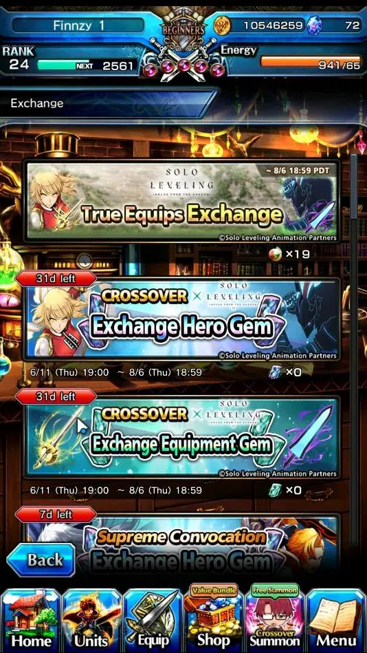 Grand Summoners Accounts Global|Rank 24|7 Ascend|(Shirou Emiya)+TW,Beta,Isl image 8