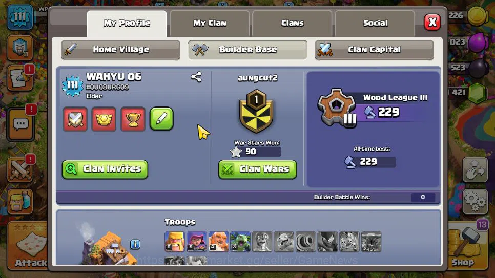 Clash of Clans Accounts TH 13 - BH 4 | Limited Skin | LV 111 | HH 7 |BK 38 image 10
