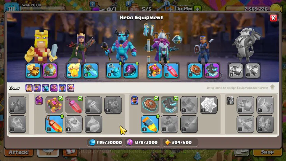 Clash of Clans Accounts TH 13 - BH 4 | Limited Skin | LV 111 | HH 7 |BK 38 image 5
