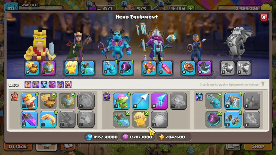 Clash of Clans Accounts TH 13 - BH 4 | Limited Skin | LV 111 | HH 7 |BK 38 image 6