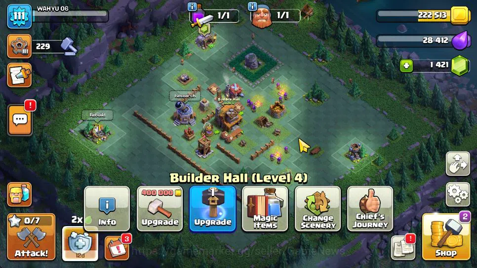 Clash of Clans Accounts TH 13 - BH 4 | Limited Skin | LV 111 | HH 7 |BK 38 image 8