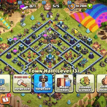 Clash of Clans High-End TH 13 - BH 4 | Limited Skin | LV 111 | HH 7 |BK 38 image 1