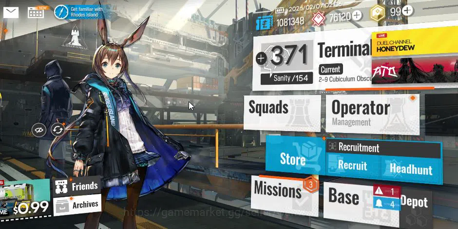Arknights Accounts Mid-Tier Lv 24|52 OP+1 Skin| Starter |Wisadel + 76120 Orundum + 99 Originium|Chapter 2-9|Check SS|(AK1202)