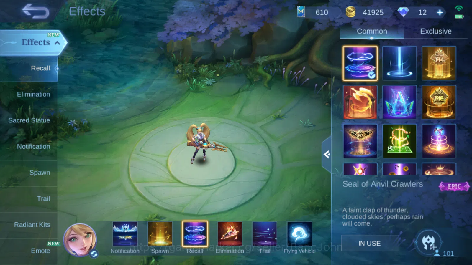 Mobile Legends: Bang Bang Accounts Others Hero 101 ,Skin 181 Saint Saiya Chou Dragon Shiryu ,Sanrio Floryn ,Blazing Claude 12