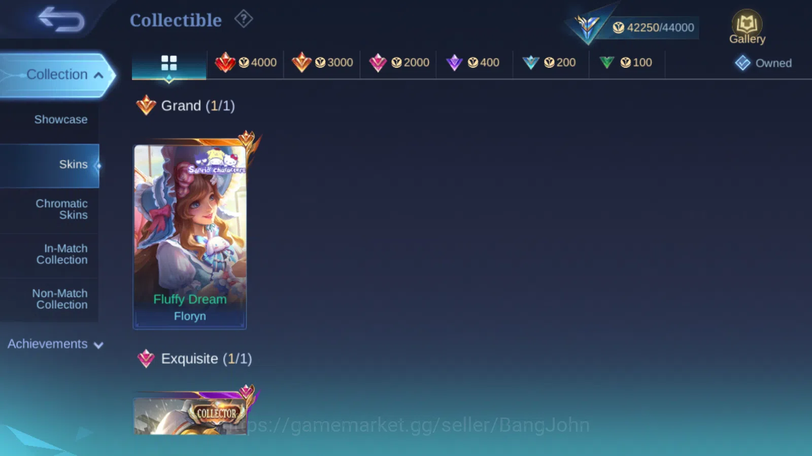 Mobile Legends: Bang Bang Accounts Others Hero 101 ,Skin 181 Saint Saiya Chou Dragon Shiryu ,Sanrio Floryn ,Blazing Claude 3