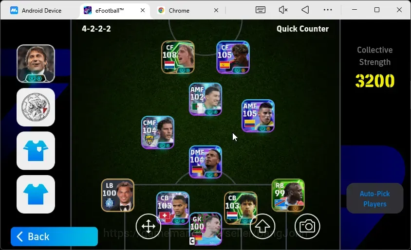 eFootball Accounts Legends & Iconic Players Android|PW 3200|Epic Cruyff Suarez SamuelEto'o Rijkaard Gerrard Shevchenko,Shwt 1
