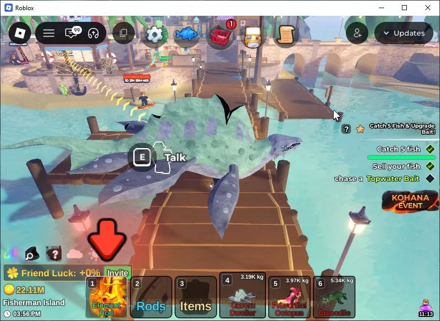 Roblox Accounts Lv 577 Fish It 1 Rod SC (Element) 2 Myth (Ghostfin image 11