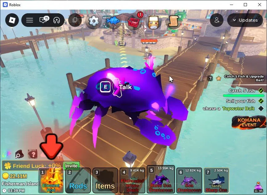 Roblox Accounts Lv 577 Fish It 1 Rod SC (Element) 2 Myth (Ghostfin image 9