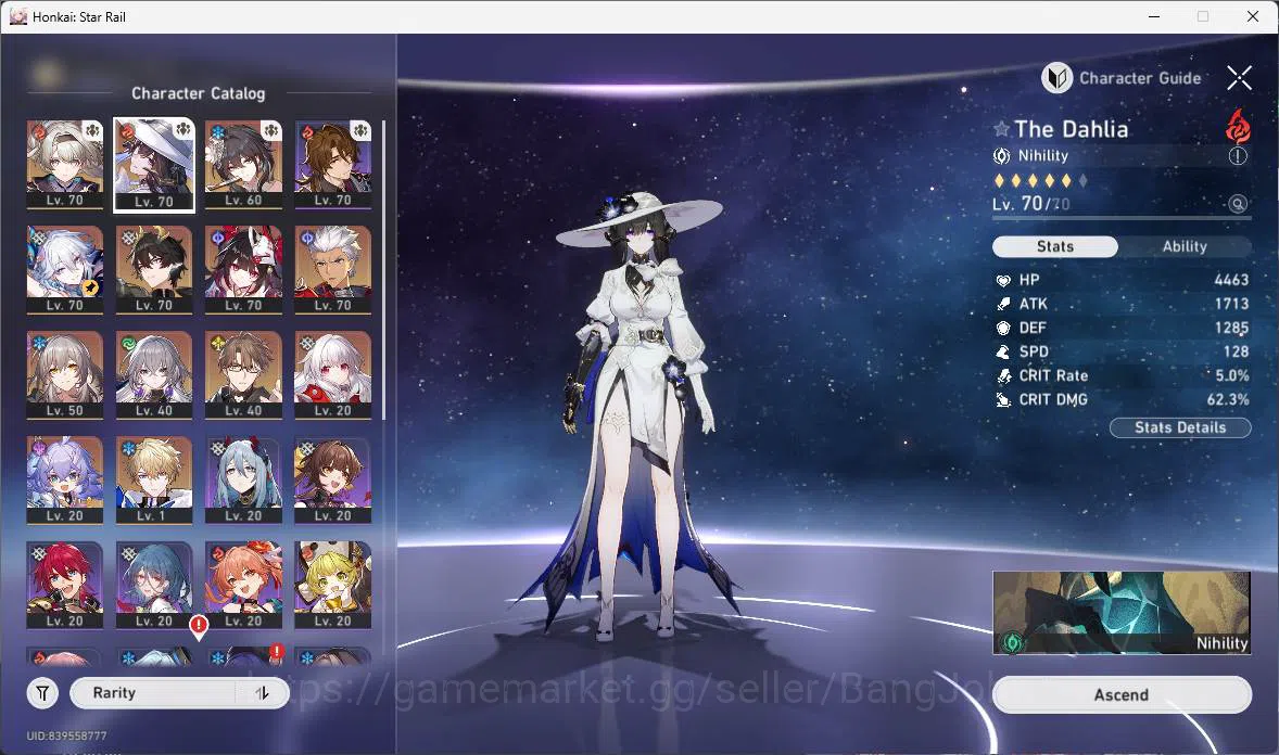 Honkai Star Rail Accounts ASIA|TL 60|7 limit|LC sign(Firefly,YaoGuang)TheDah image 11