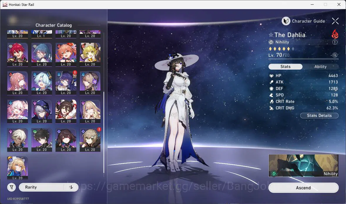 Honkai Star Rail Accounts ASIA|TL 60|7 limit|LC sign(Firefly,YaoGuang)TheDah image 12