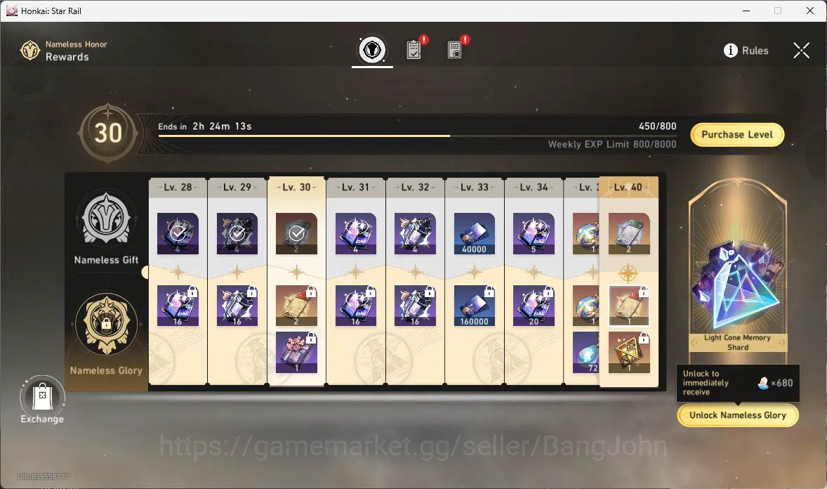 Honkai Star Rail Accounts ASIA|TL 60|7 limit|LC sign(Firefly,YaoGuang)TheDah image 9