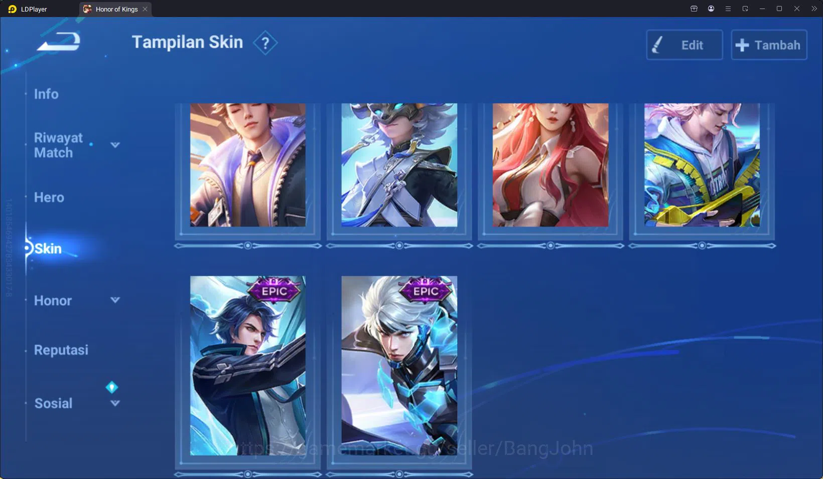 Honor of Kings Accounts HOK Global 51H 29S | Jung T5 | LGD Lam | Haya Worl image 13