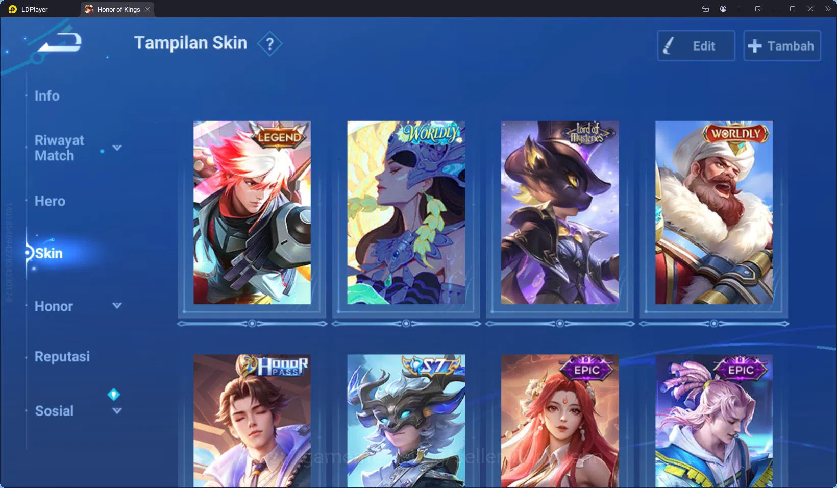 Honor of Kings Accounts HOK Global 51H 29S | Jung T5 | LGD Lam | Haya Worl image 14