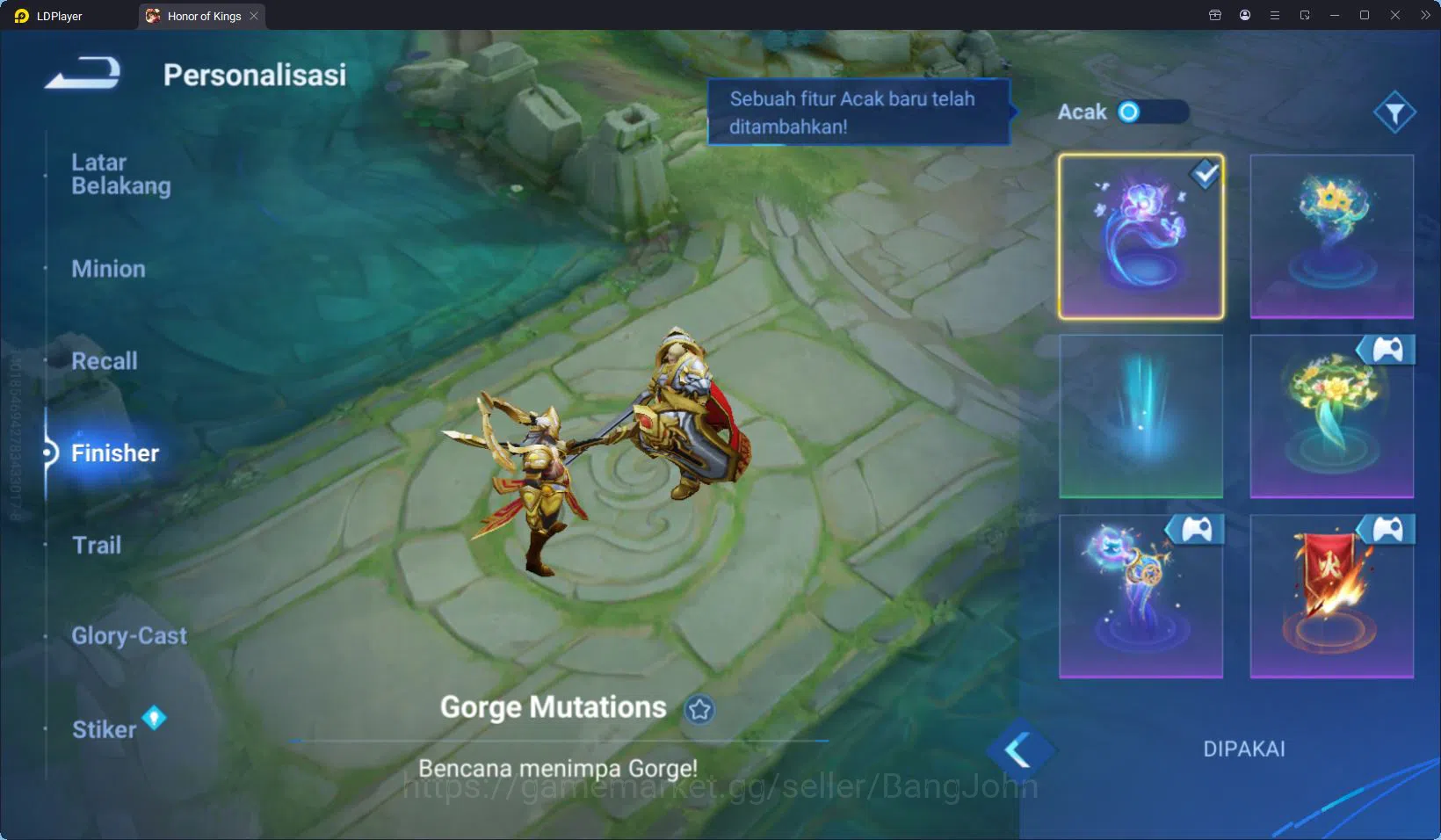 Honor of Kings Accounts HOK Global 51H 29S | Jung T5 | LGD Lam | Haya Worl image 8
