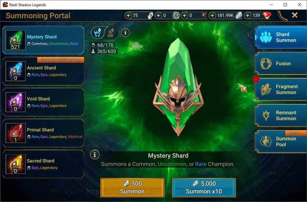 Raid: Shadow Legends Accounts Lv25 790K Power|1 Mythic(Gizmak)|18 Legend(Ninja,A image 10