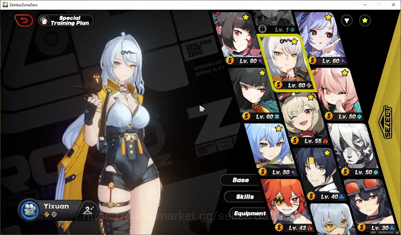 Zenless Zone Zero Accounts Starter ASIA|IK 55|8 Limited (Miyabi,Lucia)+Sign Yixuan,Vivian,Nangong,Burnice,Zhao,Harumasa +6 1