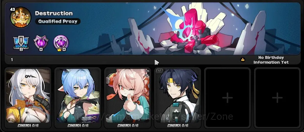 Zenless Zone Zero Accounts ASIA|IK43|4 Limited,Yixuan PremTeam[Yixuan+Sign,Lu image 5