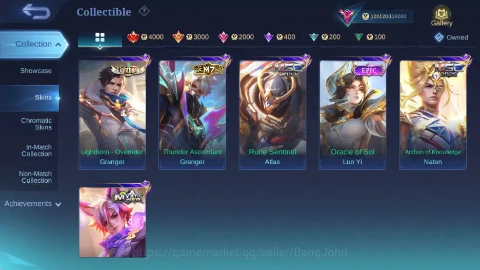 Mobile Legends: Bang Bang Accounts Global|Skin342|Exalted|Legend Freya+Lesle,ALStar M image 16