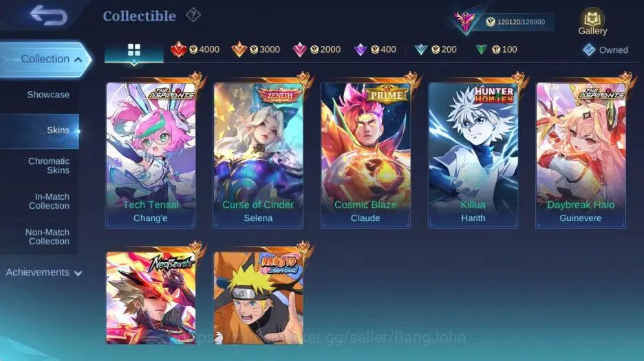 Mobile Legends: Bang Bang Accounts Global|Skin342|Exalted|Legend Freya+Lesle,ALStar M image 7