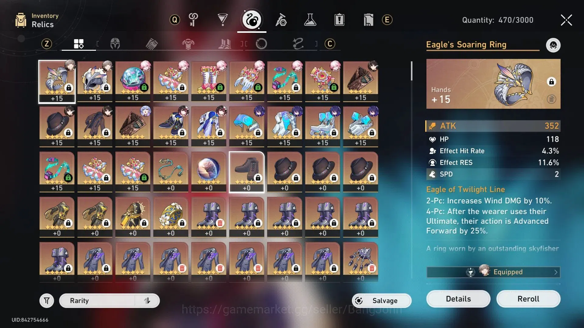 Honkai Star Rail Accounts Asia | TL51 | 6 Limit: Evanescia E1, Sparkle, Huoh image 15
