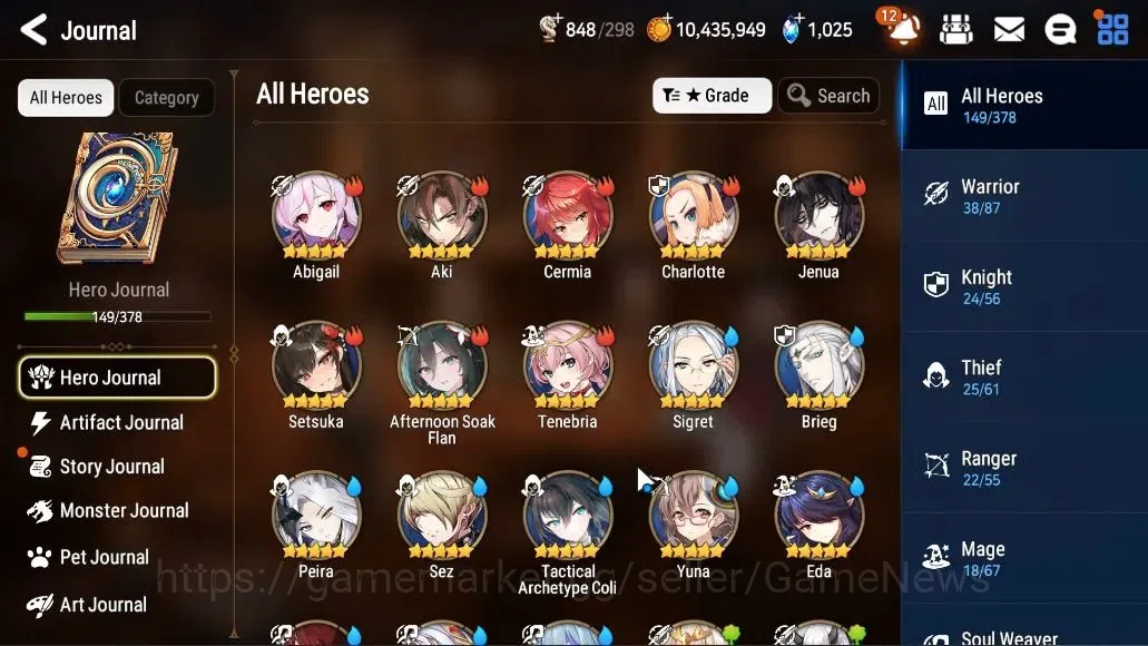 Epic Seven Accounts GLOBAL UNVERIF|12 ML(BArunka,LOTScales,AB Yufine,E image 7