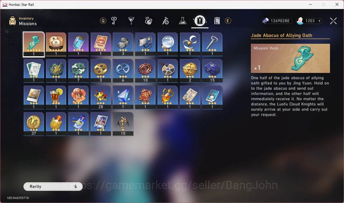 Honkai Star Rail Accounts Others ASIA|TL 70|9 Limit|Elation PremTeam(YaoGuang 19