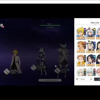 The Seven Deadly Sins: Origin Accounts SEA|Lv 45|13 SSR|Meliodas P9,Tioreh P10,EscanorP5,Mannie P5,Jericho P6,KingP8,Diane
