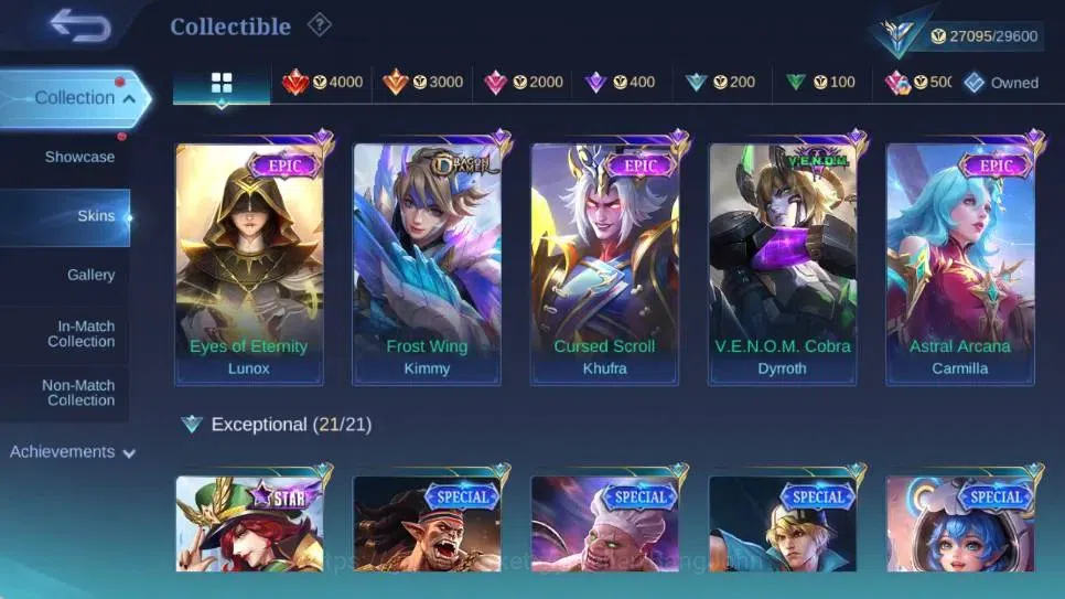 Mobile Legends: Bang Bang Accounts Global|Skin 127|Expert|Collector Natalia|Collab Va image 5